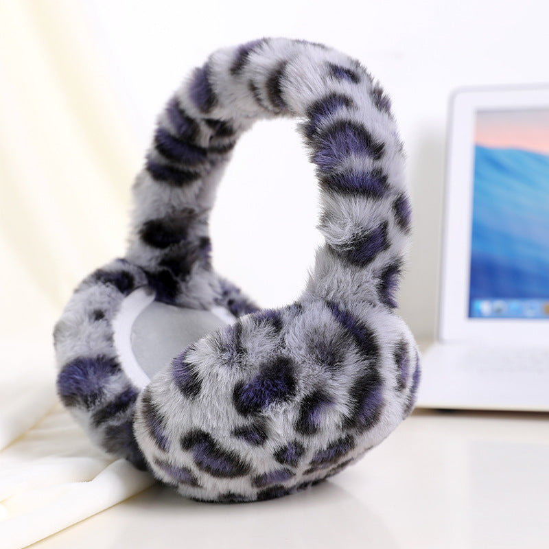 Foldable Leopard Earmuffs