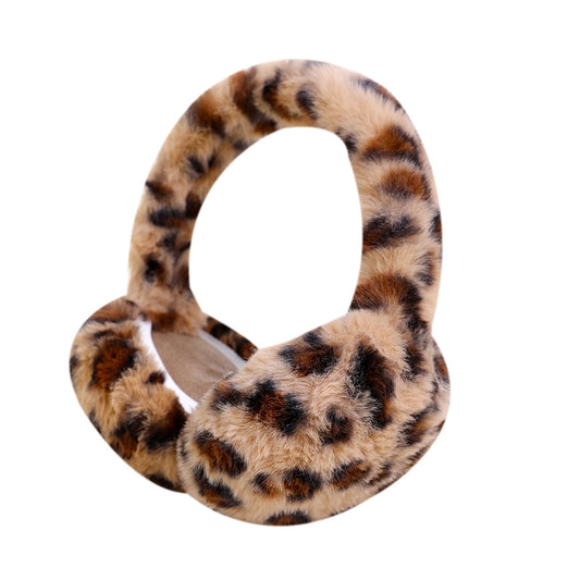 Foldable Leopard Earmuffs