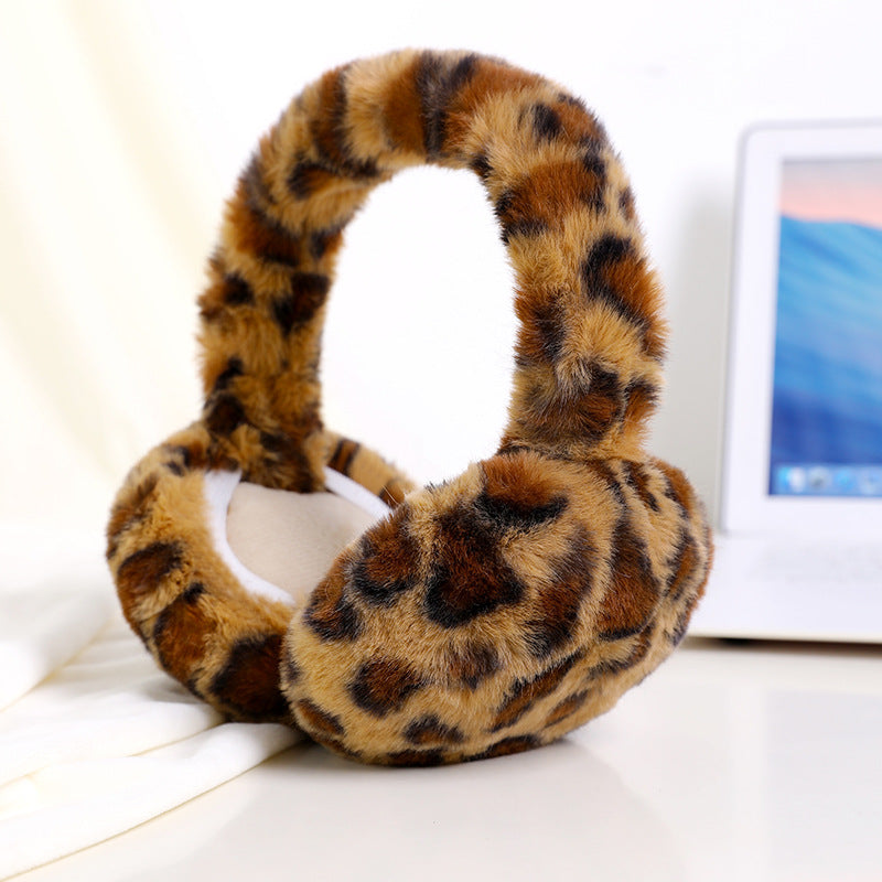 Foldable Leopard Earmuffs